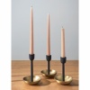 Подсвечник Fyr Bran 19см черный/античная латунь детальная картинка 