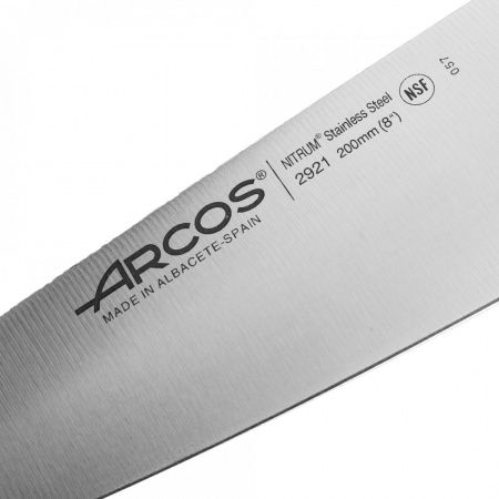 Нож поварской 20см шеф-нож 2900 красный детальная картинка 