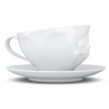 Чашка с блюдцем 200мл Tassen Happy белая детальная картинка 