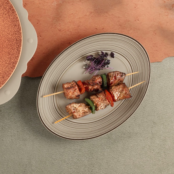 Фото Тарелка овальная 32x23см ARGILA Larissa