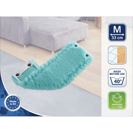 Сменная насадка для швабры Clean Twist M и Combi M - 33см - Static Plus для сухой уборки детальная картинка 
