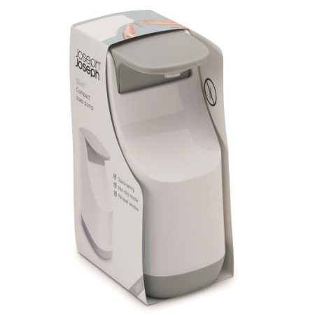 Диспенсер для мыла Slim Compact белый/серый - 70512 Joseph Joseph детальная картинка 