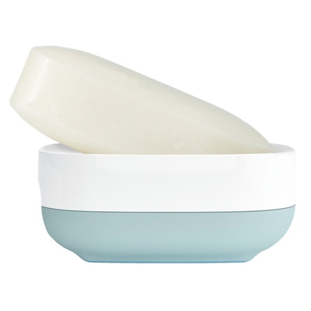 Мыльница Slim бело-голубая - 70502 Joseph Joseph детальная картинка 