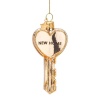 Новогоднее украшение из стекла Vondels "Блестящий ключ" 8.5см детальная картинка 