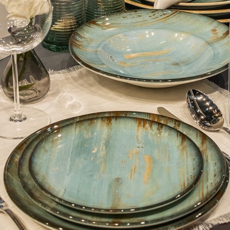 Тарелка плоская Ø25см MADERA MINT Gourmet детальная картинка 