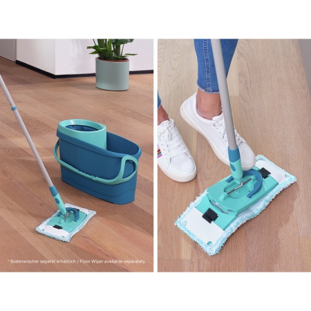 Сменная насадка для швабры Clean Twist Ergo M 33см micro duo тряпка для всех типов полов детальная картинка 