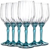 Набор бокалов для белого вина 380мл Spritz FLORIAN LUCENT BLUE, 6шт детальная картинка 