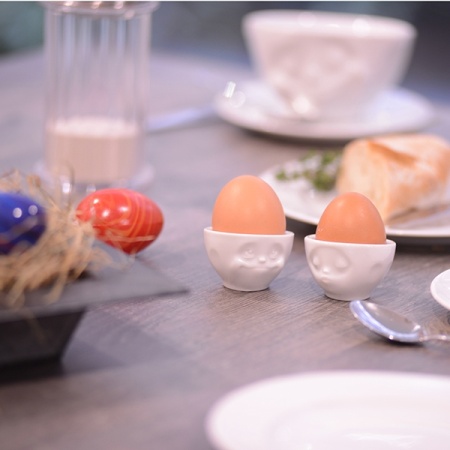 Набор подставок для яиц Tassen Kissing&Dreamy, 2шт, белый детальная картинка 