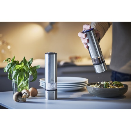 Набор электрических мельниц для соли и перца ELIS SENSE u'Select Stainless Steel 20см детальная картинка 
