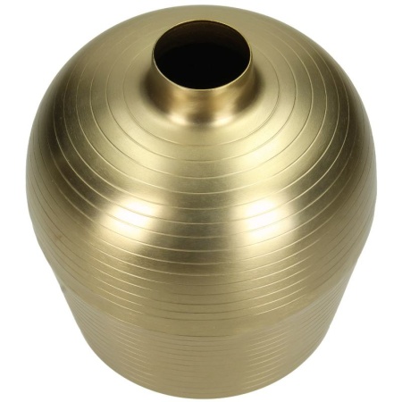 Ваза для цветов Aluminum Gold 15.2x15.2x16см детальная картинка 