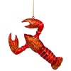 Новогоднее украшение из стекла Vondels "Красный лобстер" 14см детальная картинка 