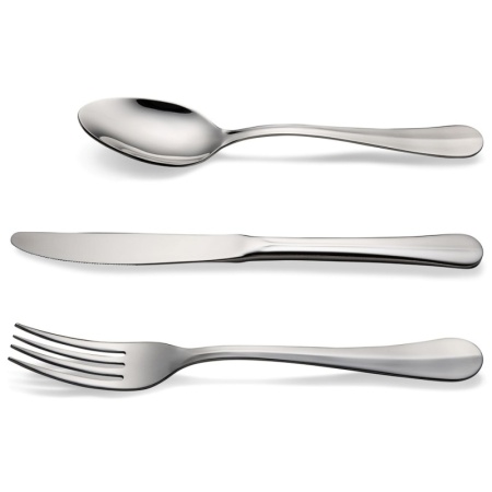 Набор столовых приборов DANUBE - 24шт в деревянном боксе детальная картинка 