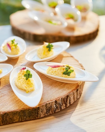 Розетка овальная 40мл 140x(h)18мм Appetizer детальная картинка 