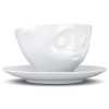 Чашка с блюдцем 200мл Tassen Kissing белая детальная картинка 