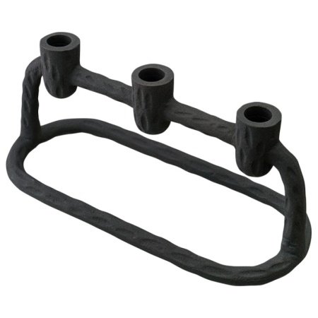 Подсвечник Stery 14см черный – Designboom детальная картинка 