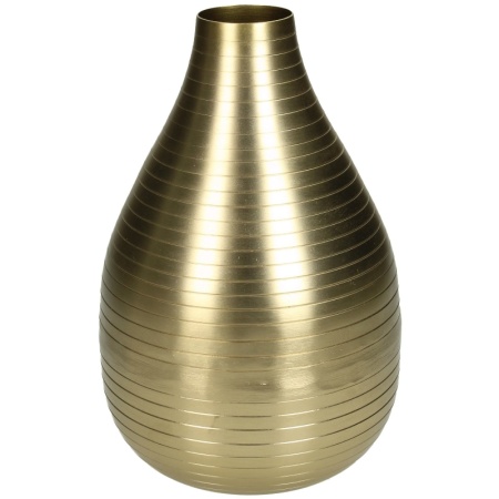 Ваза для цветов Aluminum Gold 12.7x12.7x19см детальная картинка 