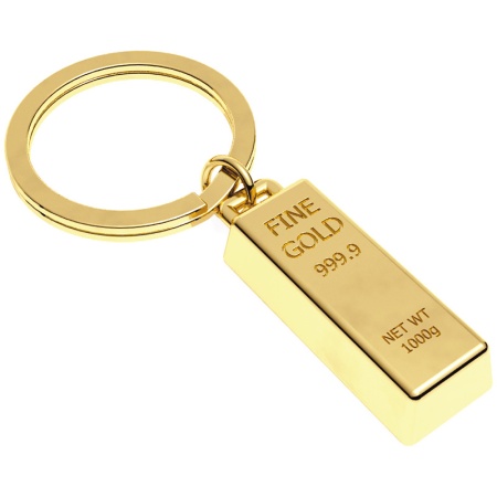 Брелок для ключей "Слиток золота" детальная картинка 