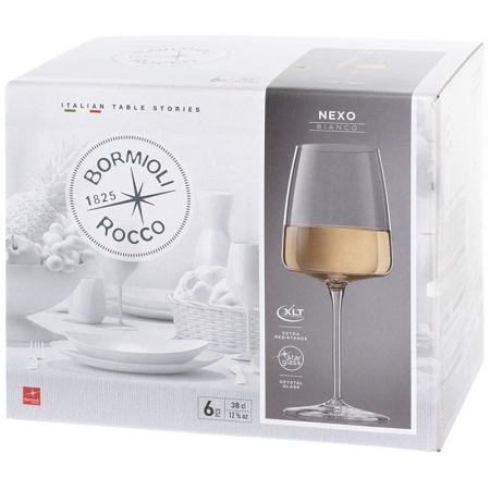 Набор бокалов для белого вина 380мл NEXO, 6шт детальная картинка 