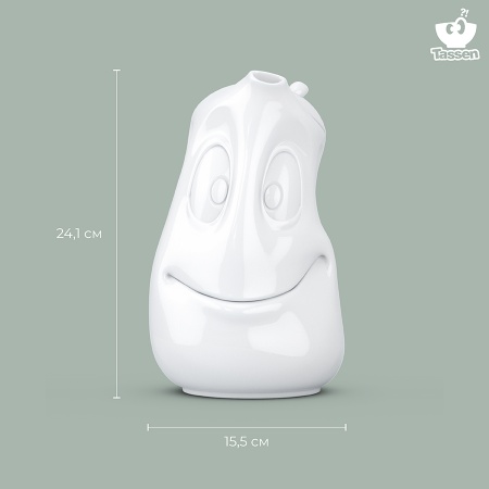 Чайник Tassen Good Mood 1.2л, белый детальная картинка 