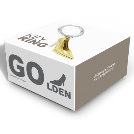 Брелок для ключей "Золотая туфля" детальная картинка 