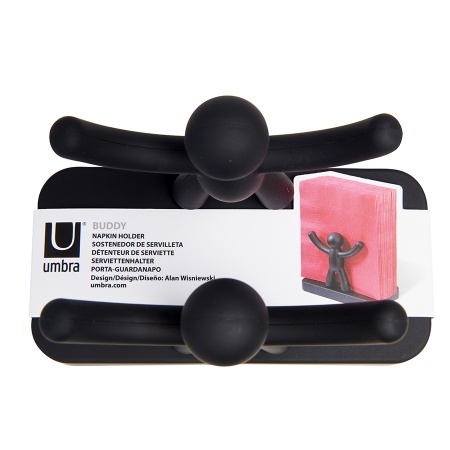 Салфетница Buddy, черная детальная картинка 