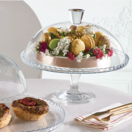 Тортница на ножке с крышкой Ø32см PATISSERIE детальная картинка 