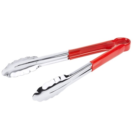 Щипцы сервировочные 30см Contacto HACCP красные детальная картинка 