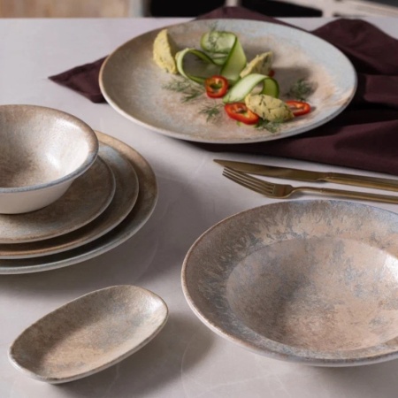 Тарелка глубокая для пасты Ø27см 400мл LUZ Gourmet детальная картинка 