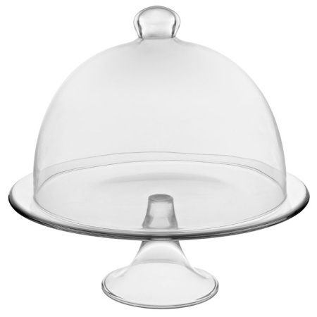 Подставка для торта Ø33см BANQUET на ножке с колпаком детальная картинка 