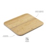 Доска разделочная Chop2Pot 25x21см бамбук - 60111 Joseph Joseph детальная картинка 
