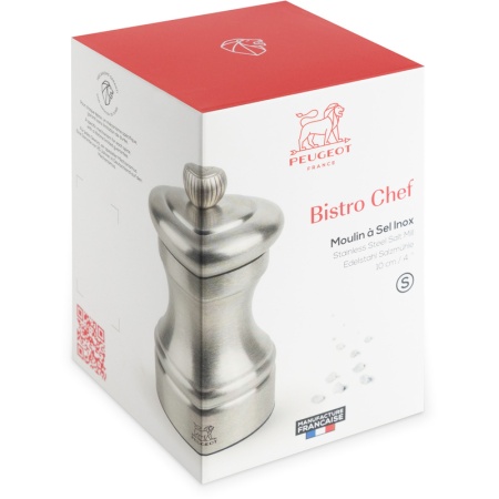Мельница для соли BISTRO CHEF Stainless Steel 10см детальная картинка 