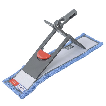 Швабра для мытья пола с телескопической ручкой 160см и насадкой детальная картинка 