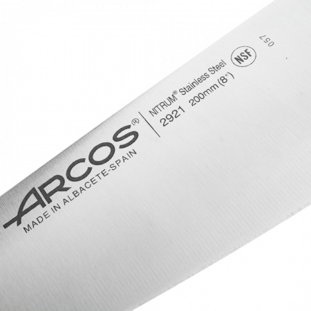 Нож поварской 20см шеф-нож 2900 зеленый детальная картинка 