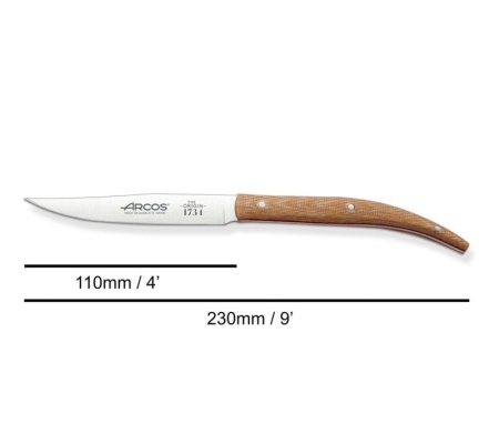Нож для стейка 11см CHULETERO The Origin micarta - 373728 Arcos детальная картинка 
