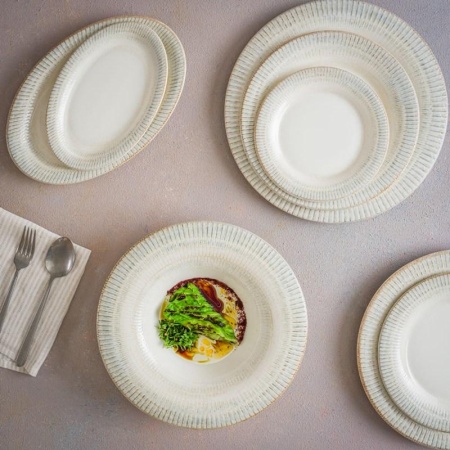 Блюдо, тарелка овальная 31x24см GALATA Moove детальная картинка 