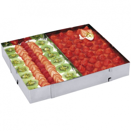 Форма для торта раздвижная 27.5-52.5x18.5-34см Contacto детальная картинка 