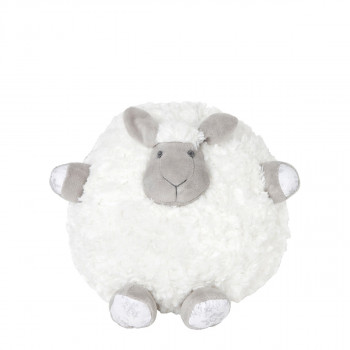Фото Мягкая игрушка для детей - овечка, 15x15см, Petit Carrousel