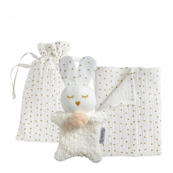 Фото Мягкая игрушка для детей - мини - кролик, Petit Carrousel