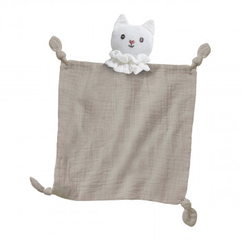 Фото Мягкая игрушка для детей - кошка, 22x34.5x3.5см, Petit Carrousel
