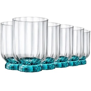 Фото Набор стаканов для виски и воды ROCKS 300мл FLORIAN LUCENT BLUE, 6шт