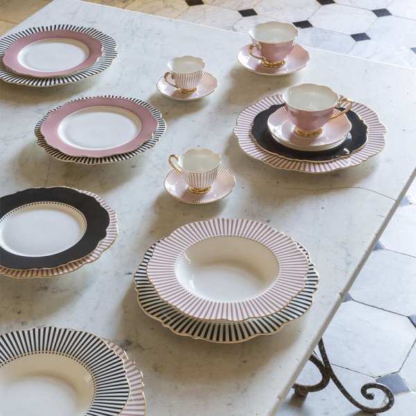 Кофейная пара Madame de Recamier, розового цвета детальная картинка 