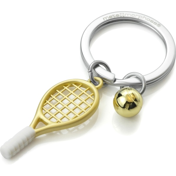Фото Брелок для ключей "Теннисная ракетка и мяч"