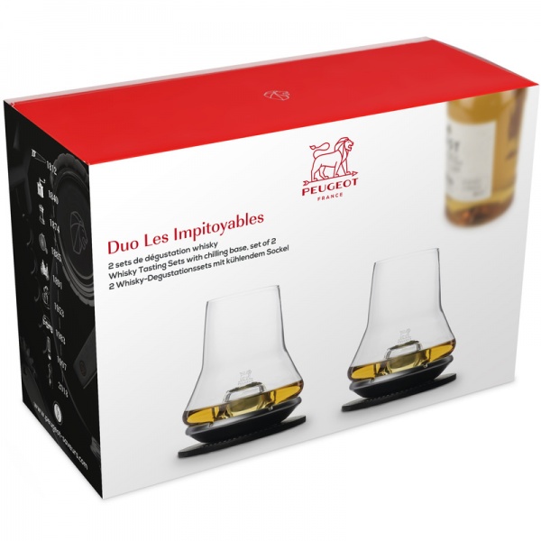Фото Набор стаканов для дегустации виски на охлаждающей подставке Les Impitoyables, 2шт