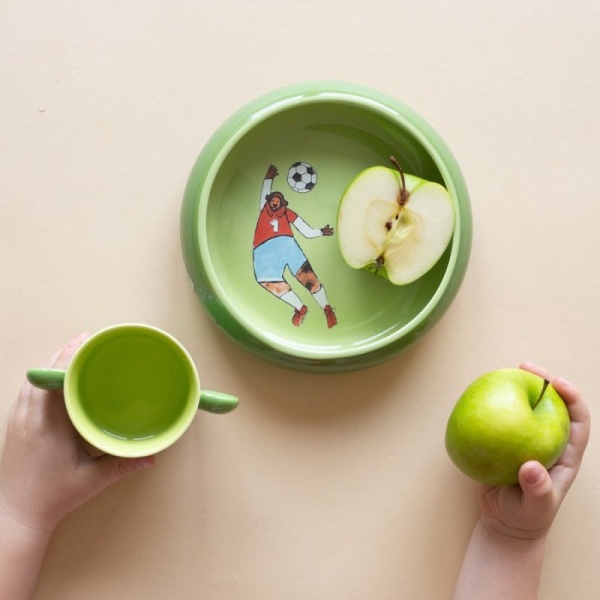 Фото Набор посуды для ребенка BEN - тарелка, салатник и кружка