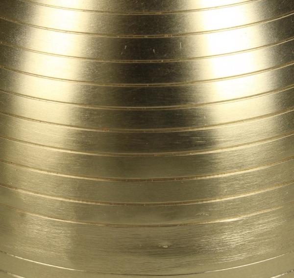Ваза для цветов Aluminum Gold 12.7x12.7x19см детальная картинка 