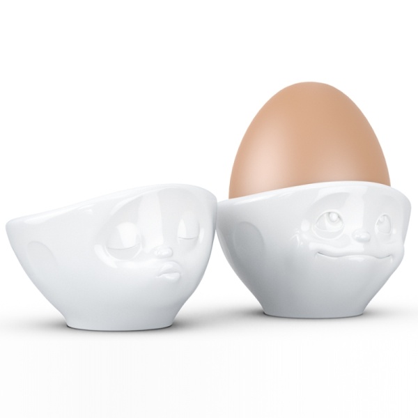 Набор подставок для яиц Tassen Kissing&Dreamy, 2шт, белый детальная картинка 