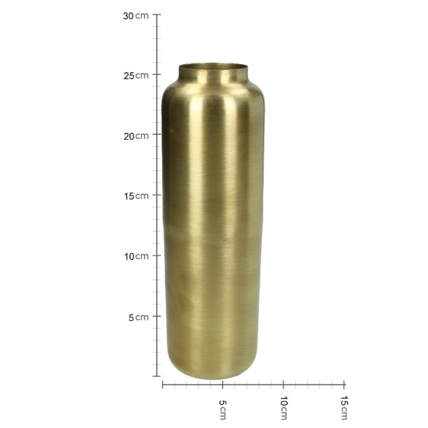 Ваза для цветов Aluminum Gold 8.5x8.5x25.5см детальная картинка 