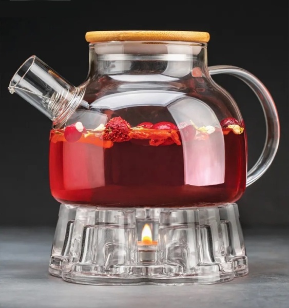 Фото Подставка для подогрева чайника Звезда термостекло