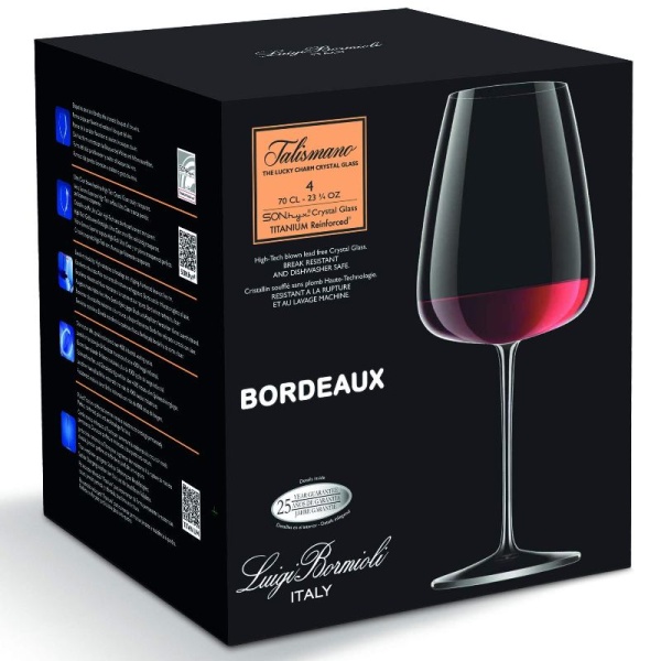 Фото Набор бокалов для красного вина 700мл Talismano Bordeaux, 4шт