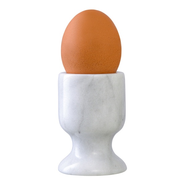 Фото Набор подставок для яиц Marm белый мрамор, 2шт